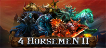 4 Horsemen II is a logical continuation of the first part of the same name. The four horsemen of the apocalypse will give you the opportunity to try your luck again. The game has several free spins features with many additional features. Pestilence, War, Hunger and Death appear through Spinomenal's 4 Horsemen II slot machine reels. A game with fantastic graphics, represented by catastrophic characters appearing as standard-sized images and colossus symbols, which fill the middle rollers. Spinomenal is just phenomenal.

