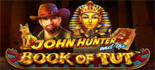 Follow John Hunter in Egypt in John Hunter and the Book of Tut, a 3×5, 10-line slot game. Find King Tut's tomb and enjoy the free spins with Scatter special symbols.