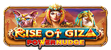 Ancient Egypt meets the digital age in Rise of Giza PowerNudge™, the 10 payline slot where the Scarab appears as an overlay symbol acting as a Scatter, triggering Free Spins with three collected Scatters. Free Spins unlocks the progressive feature that increases the multiplier by 1x with each drop and each free spin afterward!