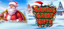 Experience the magic of Christmas whenever and wherever you want by playing Santa's Great Gifts™! This slot will immerse you from start to finish, celebrating the most beautiful and festive time of the year, Christmas! Santa brought us some great gifts, containing multipliers of up to 100 times the bet. Receive the help of the good old man and if you behave, he will definitely give you incredible prizes! Experience the cozy Christmas feeling with cute graphics and classic Jingle Bells music. Spin the reels on Santa's Big Gifts and score big rewards, up to a maximum win of 5000X the stake.<br/>
<br/>
Hit the fun bell and receive lots of gifts!