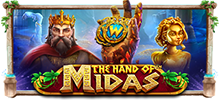 Turn your paylines to gold in The Hand of Midas™, the 20 payline 5v3 slot game packed with wild symbols that increase the spin multiplier every time it appears on the screen. Feel the Midas touch during the free spins round, where all players are guaranteed a minimum win of up to 30x the total stake.