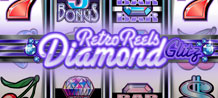 Retro Reels - Diamond Glitz, gives players a diamond-and-stainless steel, ultra-modern version of the slots of yesteryear, when simplicity and uncomplicated graphics ruled.Take a rewarding trip back to the basics of slot playing with Retro Reels - Diamond Glitz and earn some glittering prizes!